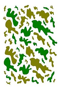 Stencil Camuflado Multcam