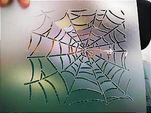 Stencil Teia de Aranha para Pinturas