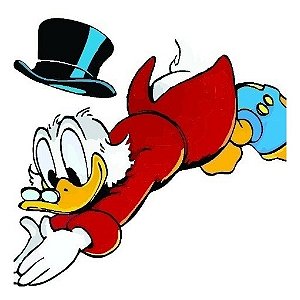 Stencil Tio Patinhas Multicamadas para Pinturas