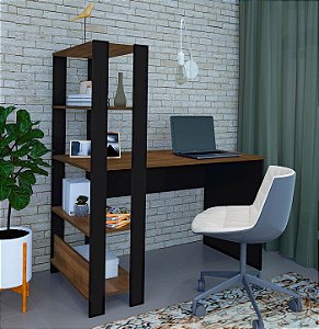 Escrivaninha Match Pinho / Preto