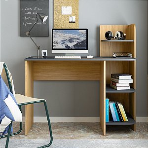 Escrivaninha Link Carvalho/ Branco