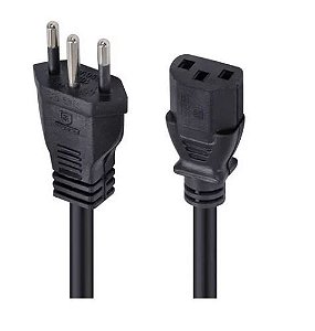 Cabo De Força Energia Tripolar 1,2m P/ Monitor Pc - 0081