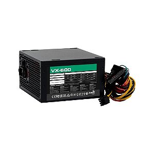 Fonte Aerocool 600W VX-600 ATX BIVOLT PFC ATIVO - 12618