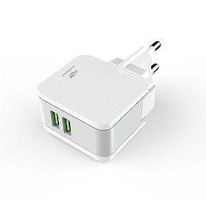 CARREGADOR C3TECH AC/USB UNIVERSAL UC-215WH - 12842