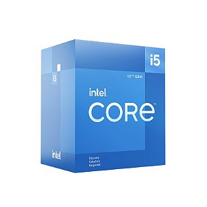 Processador Intel Core I5-12400F Alder Lake 2,50 GHZ 18MB - BX8071512400F - sem Video ON Board