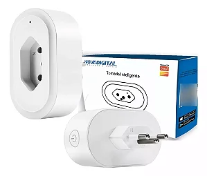 Tomada Inteligente Smart Wifi C/ Medição Consumo Alexa - 12903