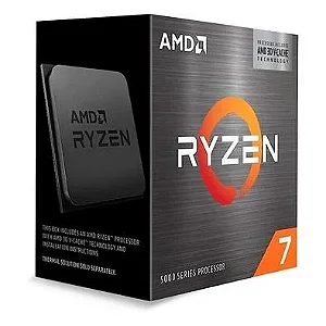 Processador AMD Ryzen 7 5700X3D, 3.6 GHz, (4.1GHz Max Turbo), Cachê 4MB, 8 Núcleos, 16 Threads, AM4 - 100-100001503WOF