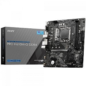 PLACA MAE MSI H610M-S PRO DDR4 LGA 1700 MATX M.2 HDMI - 13041