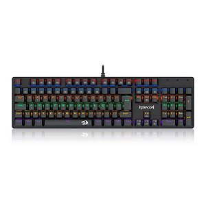 TECLADO MECANICO GAMER REDRAGON VALHEIM RAINBOW SWITCH MARROM - 13060