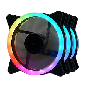KIT FAN REDRAGON 3 FANS RGB 12CM GC-F011 - 13199