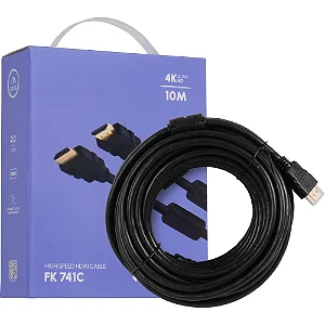 CABO HDMI 10 METROS FORTREK 2.0 4K FK741C - 13265