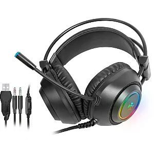 HEADSET FORTREK CRUSADER P2 + USB RGB - 13319