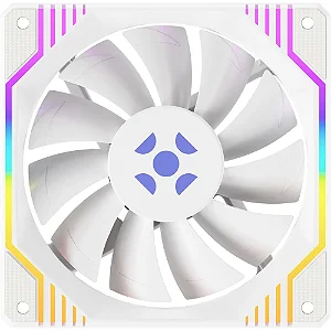 COOLER P/ GABINETE FORTREK FROSTY RAINBOW BRANCO - 13376