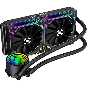 WATER COOLER FORTREK 240MM BREEZY INTEL/AMD BRANCO PRETO - 13569
