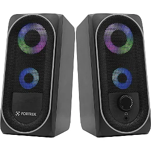 CAIXA DE SOM FORTREK BLACKHAWK RGB USB 6W - 13578