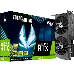 PLACA DE VIDEO 6GB RTX 3050 ZOTAC TWIN EDGE 96BITS - 13596