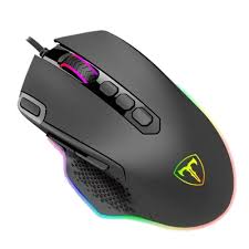 Mouse Gamer Preto com Iluminação RGB