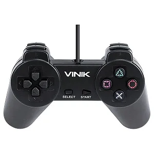 CONTROLE PS1 CLASSICO PARA PC USB VINIK - 13721