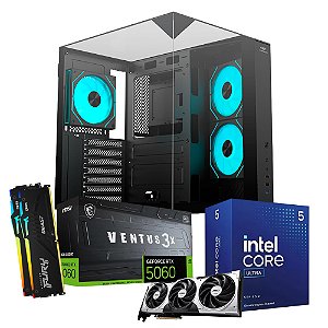 PC GAMER INTEL ULTRA 5 225F MEMORIA 16GB SSD 960GB VGA RTX 5060 8GB FONTE 700WATS