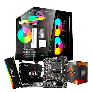 PC GAMER AMD RYZEN 5 5600GT MEMORIA 16GB SSD 480GB FONTE 700WATS