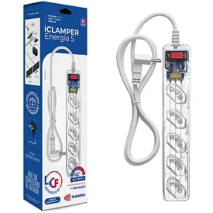 FILTRO DE LINHA CLAMPER DPS 3P 5 TOMADAS - 13813