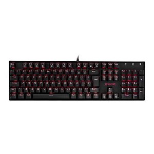 TECLADO REDRAGON MITRA LED SINGLE COLOR ABNT2 SWITCH BROWN - 13821