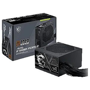 FONTE MSI 750W MAG 80 PLUS BRONZE A750BN - 13874