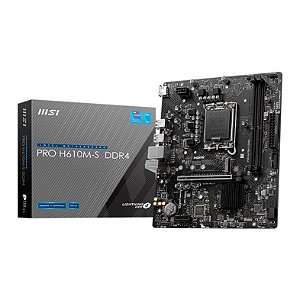 PLACA MAE MSI PRO H610M-S INTEL DDR4 LGA 1700 MATX - 13921