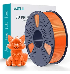 Filamento Sunlu Petg Laranja Vibrante 1.75mm 1kg Sunny Orange