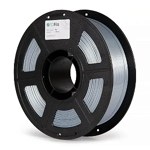 Filamento 3DFila PLA Silk Prata 1,75mm 1kg
