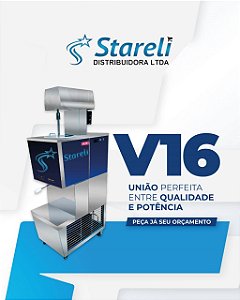 V16S MÁQUINA PRODUTORA DE SORVETE DE MASSA COM CABEÇOTE