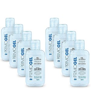 Combo Álcool Gel 1 : 8 unidades de 60ml