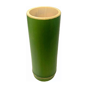 Vaso De Bambu Verde Natural