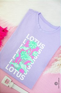 T - Shirt Lotus Lilás