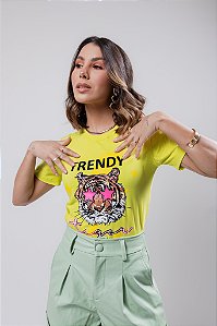 TSHIRT TRENDY - VERDE