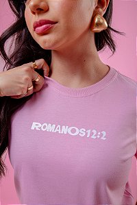 TSHIRT ROMANOS 12:2 - ROSA