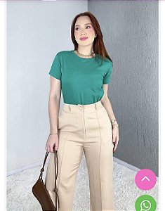 T-Shirt Básica Verde Bandeira