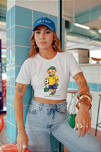 Tshirt Urso Brasil - Branco