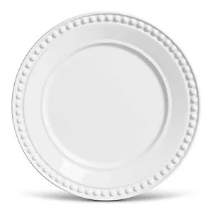 Conjunto 6 Pratos Rasos Atenas Branco - Porto Brasil