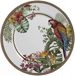 Conjunto 6 Pratos Rasos Tropicos - Alleanza