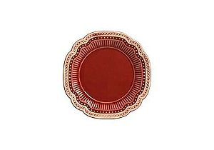 Conjunto 6 Pratos Sobremesa Ferrugem Maia
