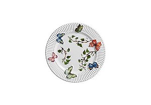 Conjunto Prato Sobremesa Borboleta - Scalla