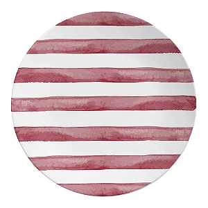 Conjunto 6 Pratos Rasos Coup Pink Trace - Alleanza