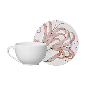 Conjunto 6 Xicaras Chá com Pires Helvetia - Alleanza