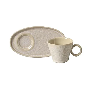 Conjunto 6 Xícaras de café Neo com Pires Neo Latte 210ml - Porto Brasil