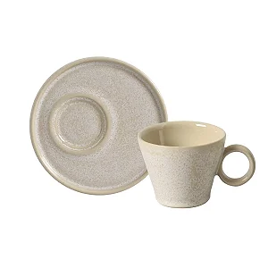Conjunto 6 Xícaras de Chá Neo com Pires Neo Latte - Porto Brasil
