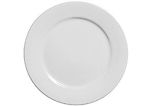 Conjunto Pratos Rasos Reto Branco ⌀ 27 - Scalla
