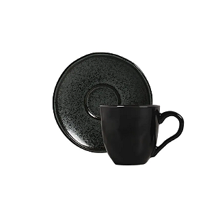 Conjunto com 6 Xícaras de Café com 6 Pires Daily Intense 70ml - Porto Brasil