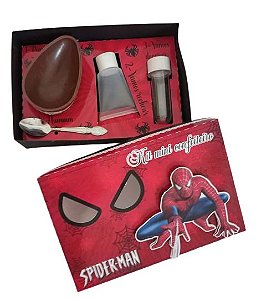 Caixa kit confeiteiro Homem Aranha