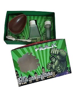 Caixa kit mini confeiteiro Hulk